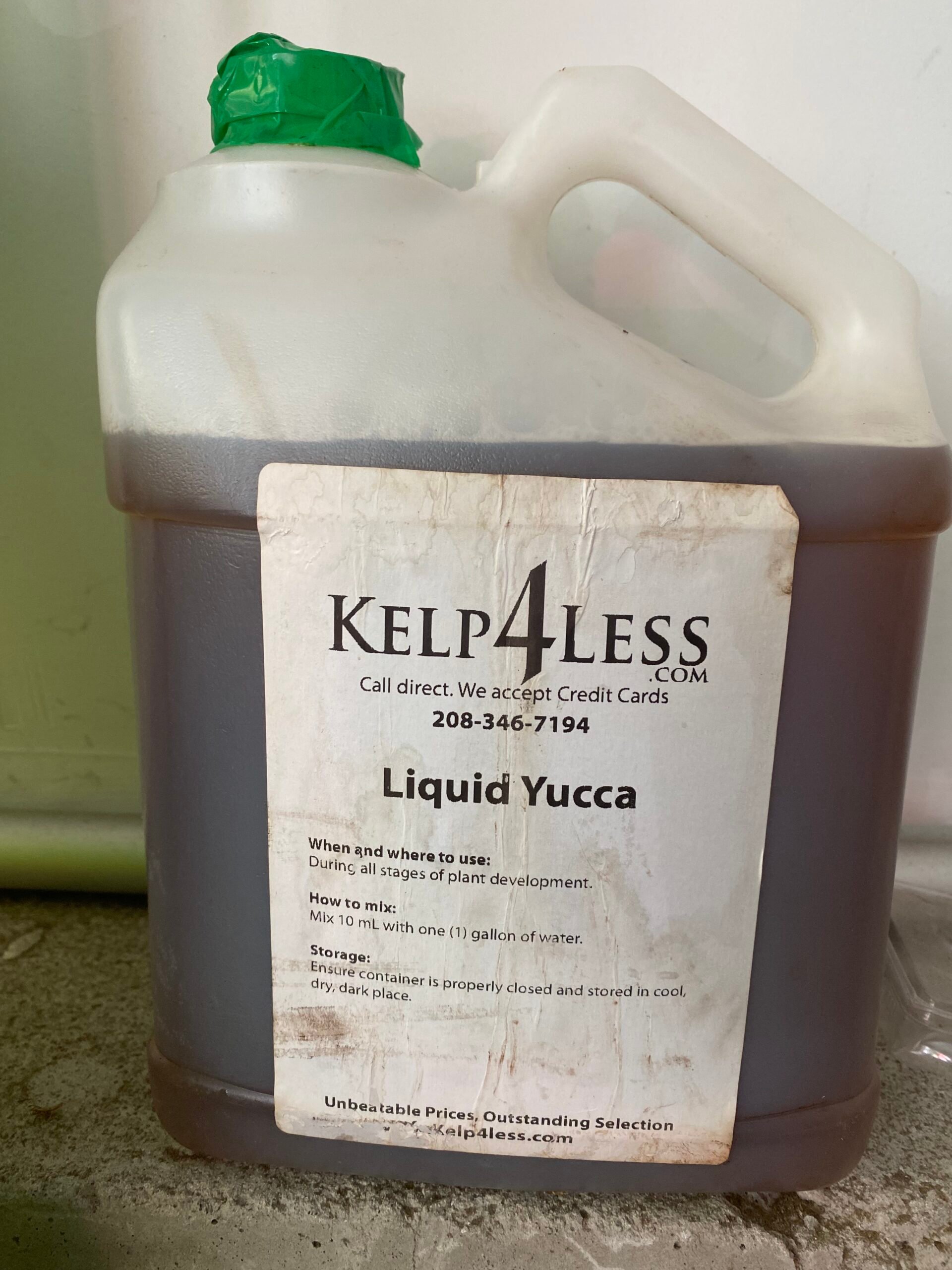 Liquid yucca extract
