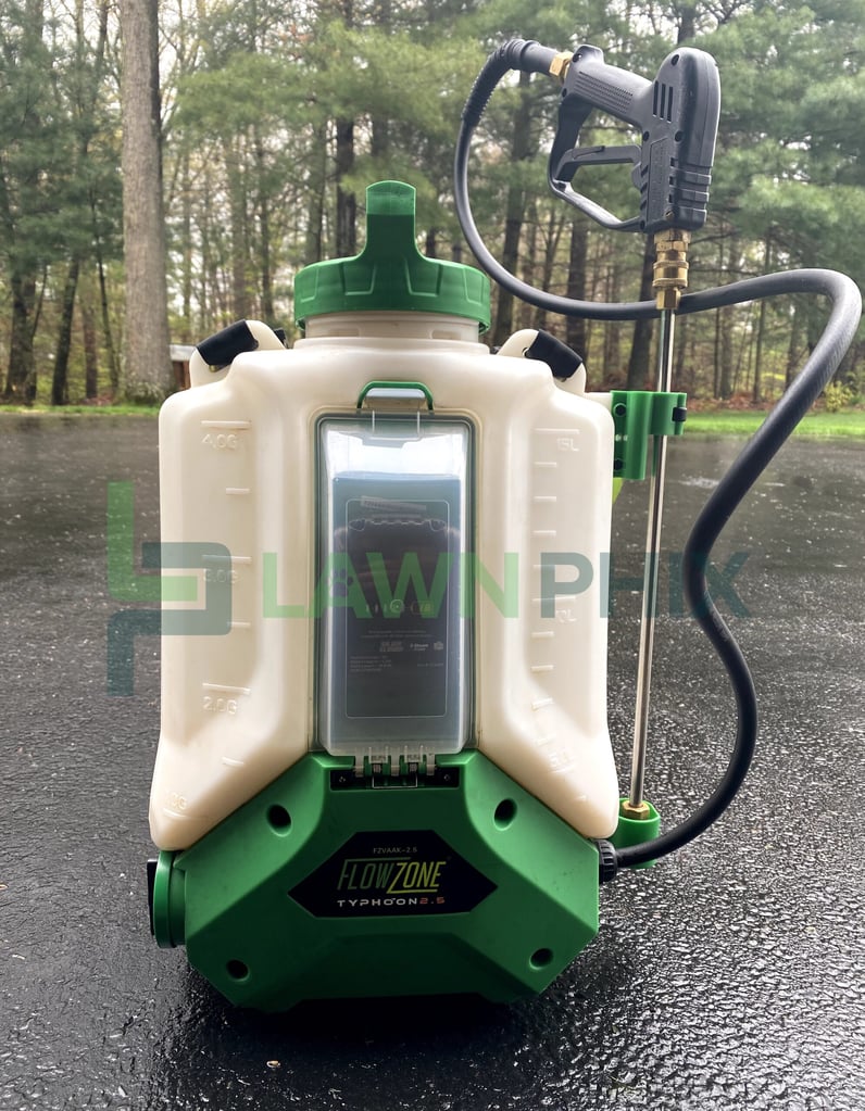 | flowzone typhoon 2. 5 review (4 gallon backpack sprayer)
