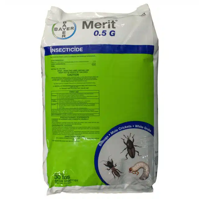 Merit 0.5 G imidacloprid granular grub insecticide bag
