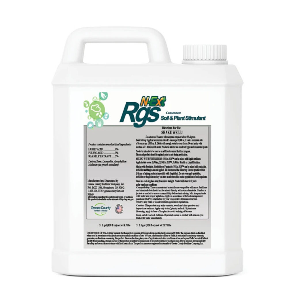 N-ext rgs root growth stimulant bottle
