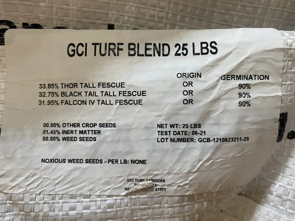 GCI-TTTF-Grass-Seed-Label