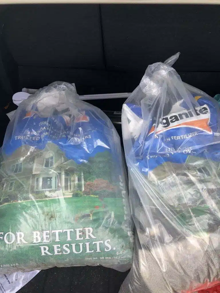 TWO BAGS OF MILORGANITE