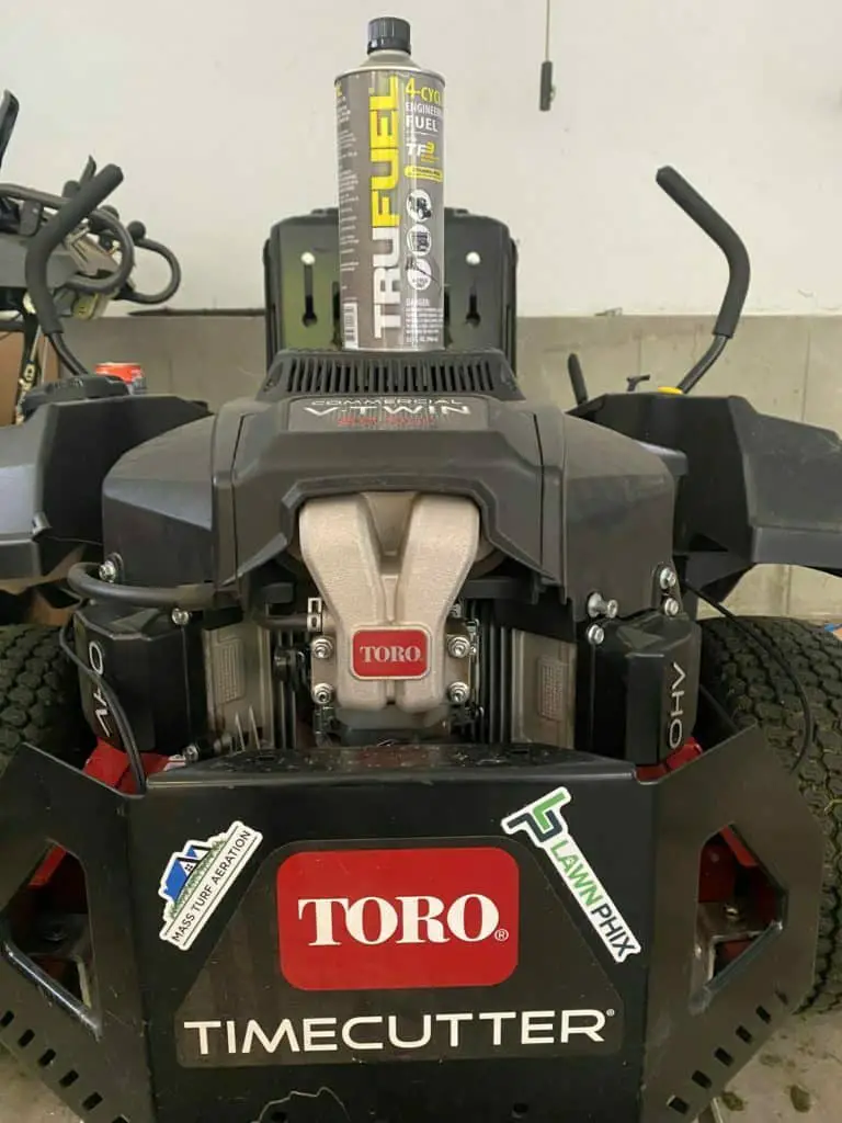 TruFuel on Toro Zero Turn Mower