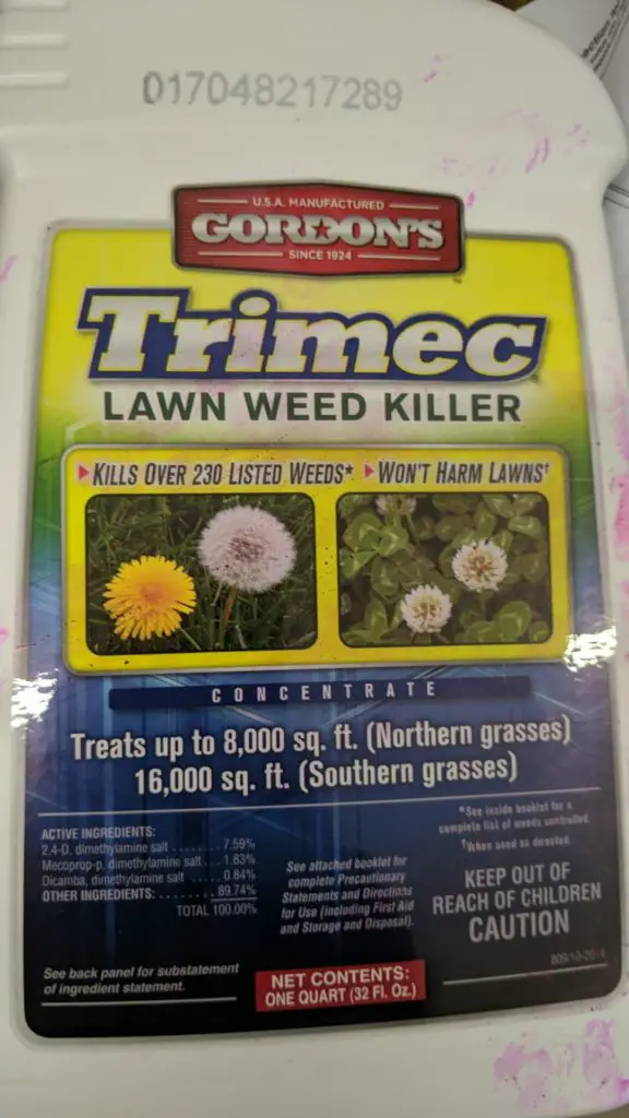 trimec lawn weed killer