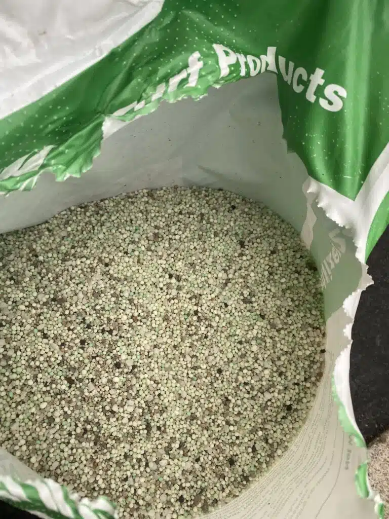 The Andersons 24 0 8 bag with fertilizer