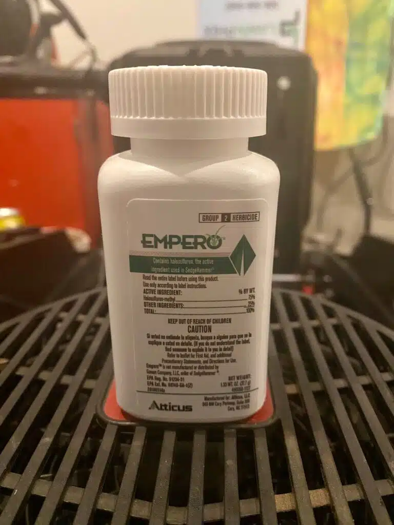 Empero Herbicide Bottle