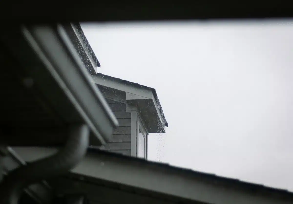 Installed gutter system